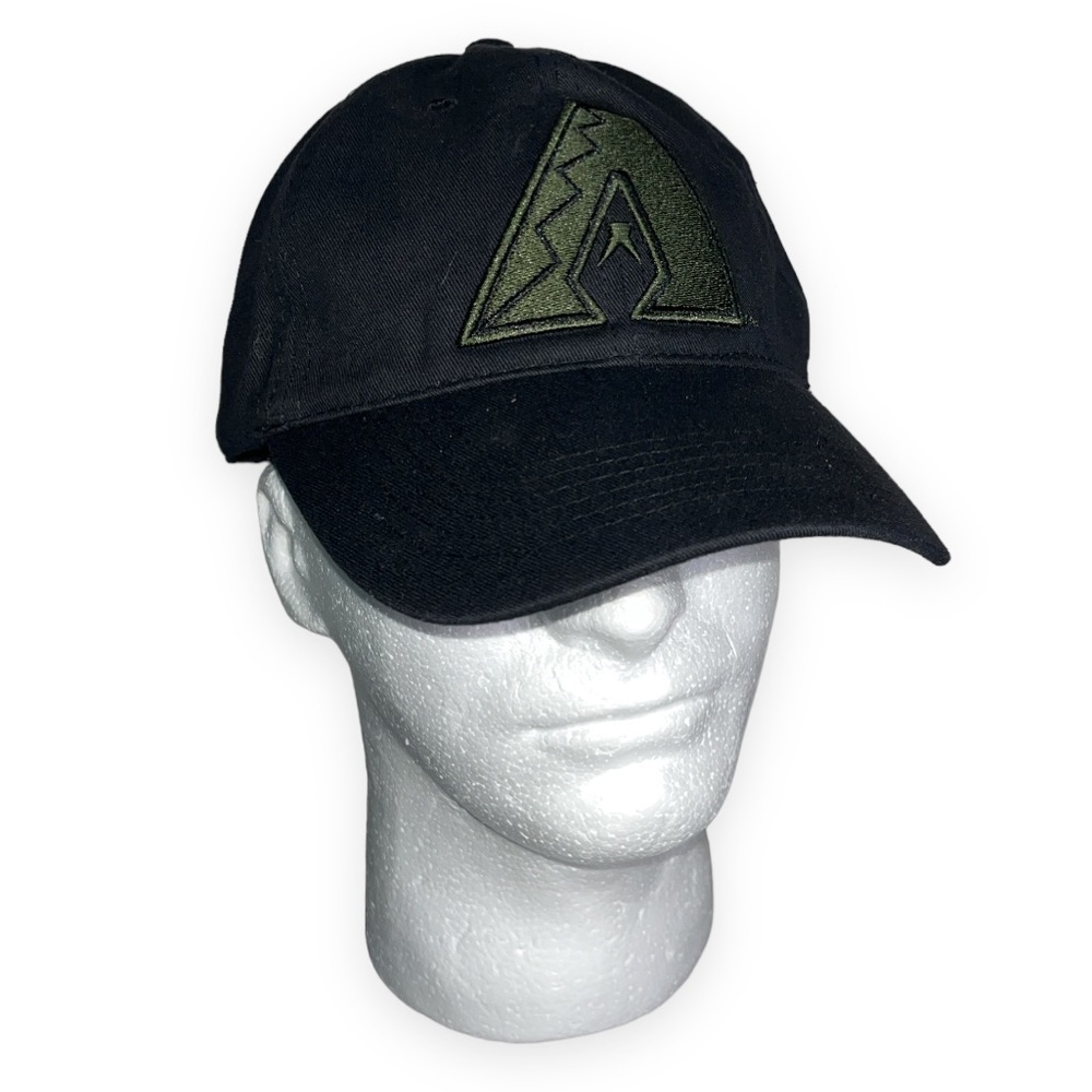 Arizona Diamondbacks Black‎ Army Green Embroidered Hat 6 Panel Sanderson Ford